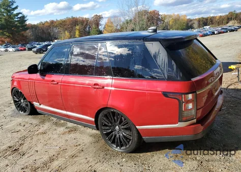 2017 Land Rover Range Rover Hse z USA, uszkodzony, nr VIN SALGS2FK0HA326859